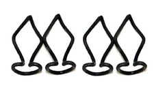 Dash Pad Lower Trim Clip Set For 1964-65 Ford Mustang; 4 Piece Set