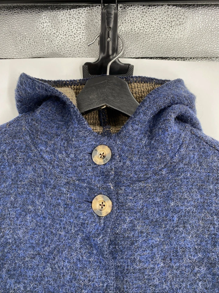 Abrigo con capucha de lana Woolrich vintage para mujer talla pequeña EE. UU. Western Outdoor Foto 2 de 4