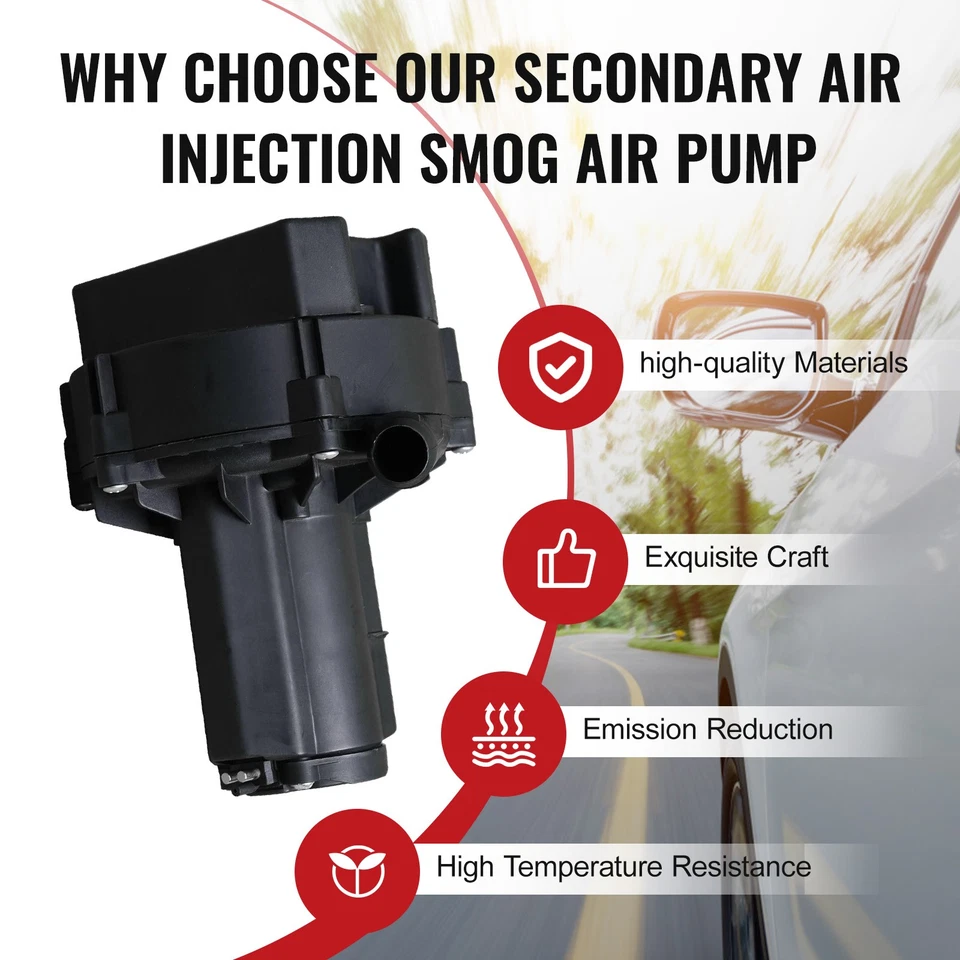Bomba de smog de inyección de aire secundaria para Mercedes-Benz E320 CL500 ML500 0001403785 Foto 4 de 4