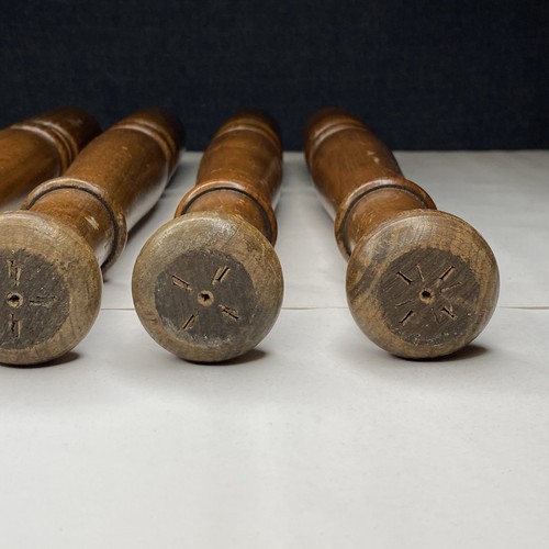 Set of (4) Wooden Replacement Legs for Grafonola by Guild Original - Picture 4 of 15