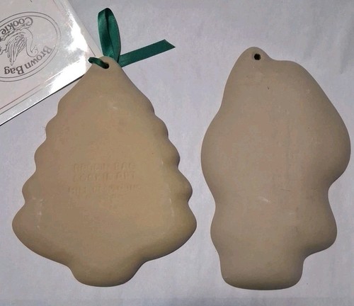 Vintage Brown Bag Cookie Art Christmas Tree Cookie Mold And Santa Lot - Picture 6 of 6