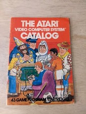 Vintage 1981 The Atari Video Computer System Catalog Video Game Booklet