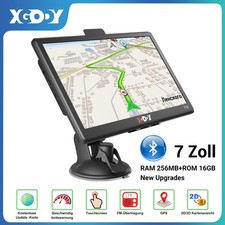 XGODY 7'' GPS mit Bluetooth Navigationsgerät Navi Auto LKW PKW update EU Karten