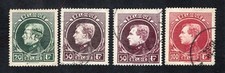 Belgium 1929 stamps Mi#263(2)+265(2) used CV=108$
