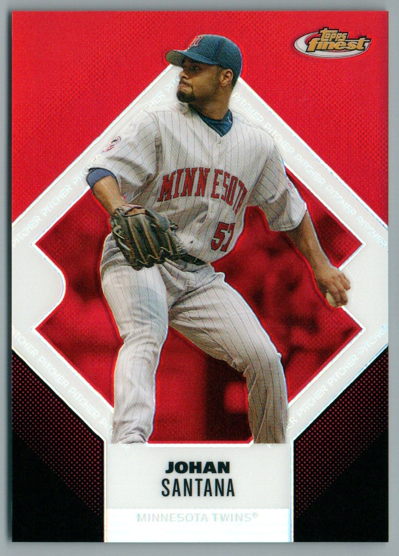 2006 Finest #28 Johan Santana Refractor #/399
