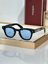 Jacques Marie Mage JMM Julien Sunglasses - 10mm Acetate Polarized Blue Lens 47mm
