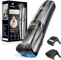 Vacuum Beard Trimmer for Men, New Version Adjustable Precision Trimming Length
