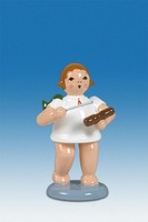 Engelmusikant Engel Mit Holzblocktrommel Ohne Krone HöHe Ca 6 Cm NEU Holzengel