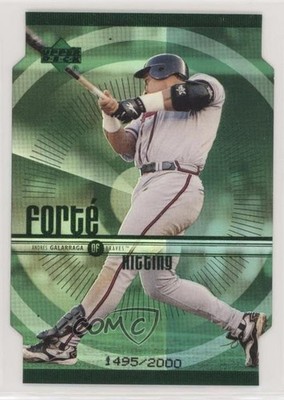 1999 Upper Deck Forte Double 1495/2000 Andres Galarraga #F5 n1u