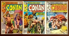 Conan the Barbarian #93 (VFNM 9.0), 94 (VFNM 9.0), 95 (VF+ 8.5) - Lot 13 of 17