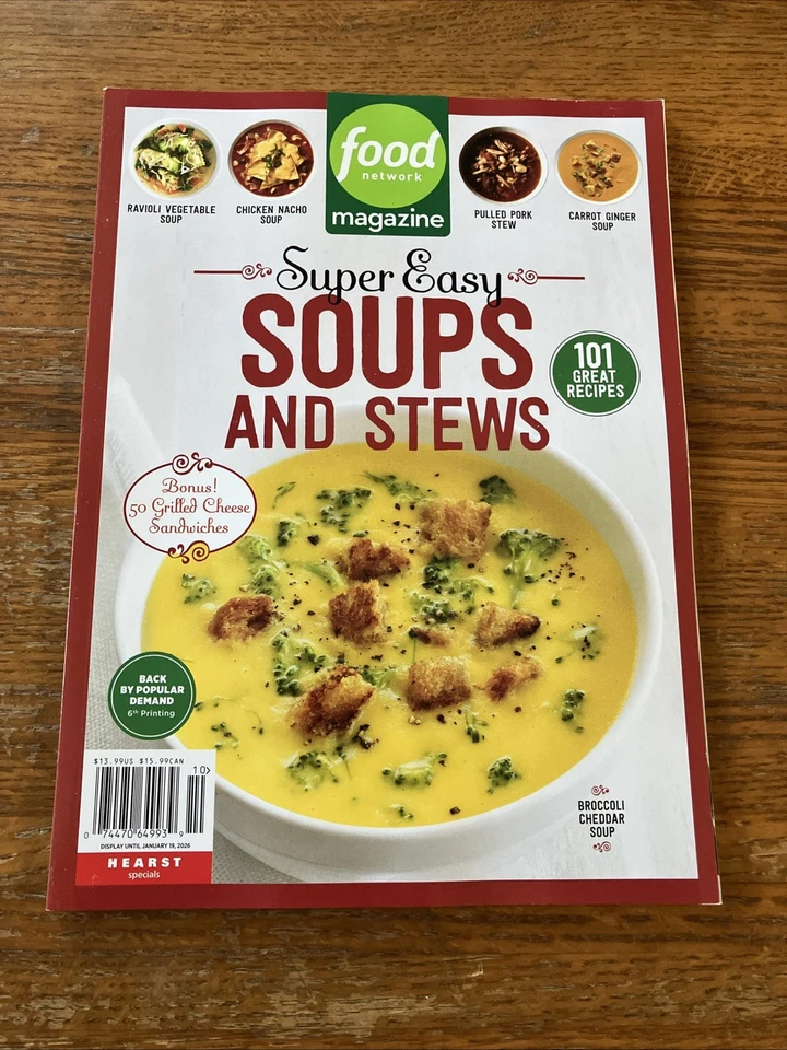 Food Network Magazine Super Easy Soups and Stews 2025 - 101 Great Recipes - Image 2 of 3