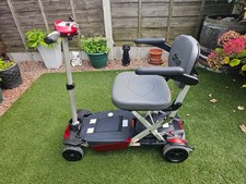 Drive DeVilbiss 4 Wheel Folding Scooter - Red New Battery