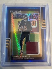 2025 Donruss Optic - Jayden Daniels - Blue Hyper Donruss Threads