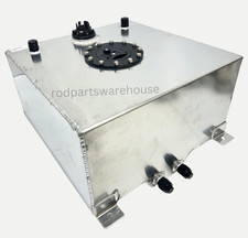 17 L X 17 W X 9 H - 10 Gallon Polished Aluminum Fuel Cell Sending Unit 10 Gal