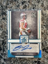 2022 Leaf Ultimate Draft Jeremy Ruckert #BA-JR4 /50