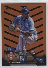 2023 Topps Update Orange & Black Foil Jose Cuas #US246 0c2