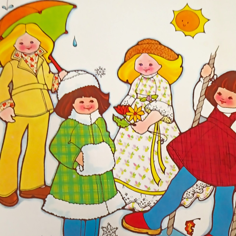 Colorforms Dress-Up Family Scene Set, Vintage 1970, Ages 4-7