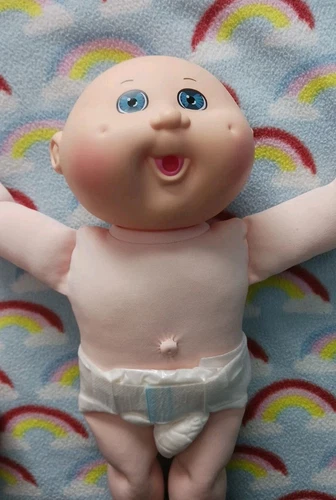 Cabbage Patch Kids Doll Babyland Exclusive 2017 OAA Inc Blue Eyes Bald