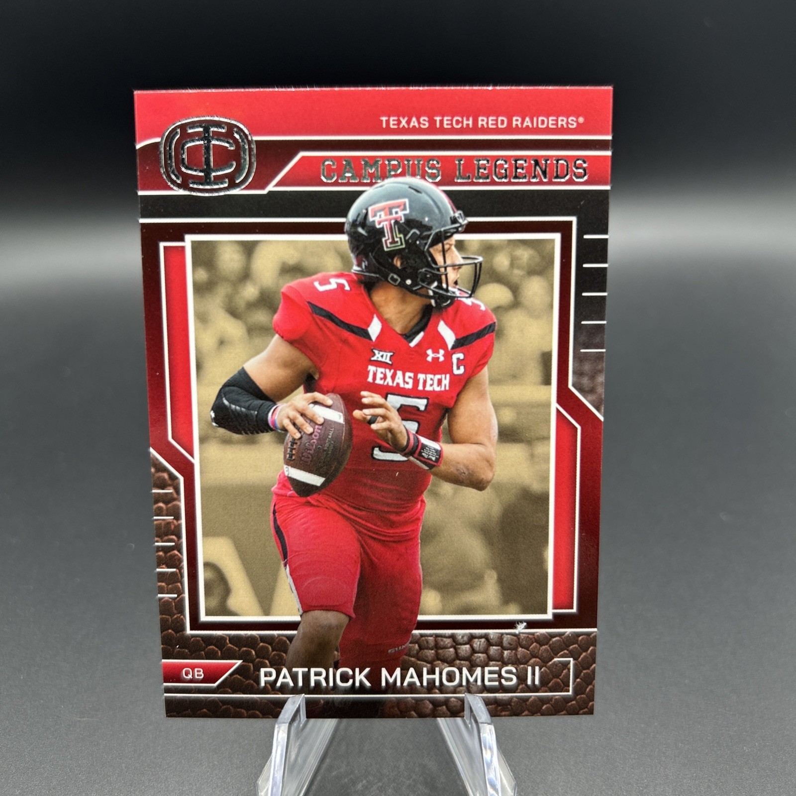 2025 Panini Icon Collection Mahomes - Campus Legends Patrick Mahomes II #CL-5