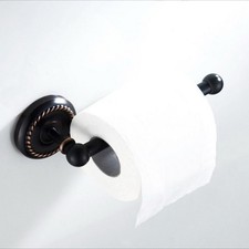 Antique Brass Bathroom Wall Mounted Toilet Paper Holder Roll Paper Towel Rack