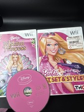 WII Barbie the Island Princess Barbie Jet Set & Style Disney Enchanted Journey
