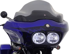 Klock Werks 12'' Dark Smoke Sport Flare Windshield for 1998-13 Harley Road Glide