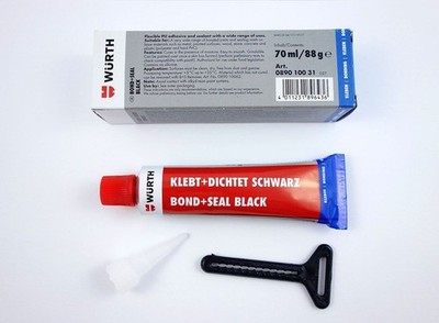 Structural adhesive Bond+Seal 70ml / 88g Black (Sika Glue)