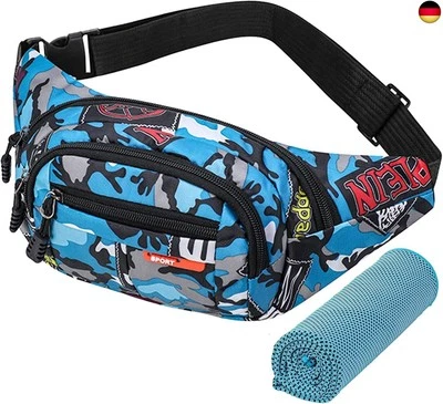 OHSN Bauchtasche Camouflage Gürteltasche 1pcs Kinder Jungen Teenager Wandern Outdoor