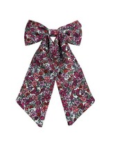 NEW girls large floral flowers hair bow accessory 5x9 inches