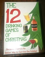 The 12 Drinking Games Of Christmas Kheper Games 2009 New - Open Box