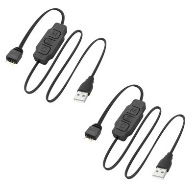 XMSJSIY 5V 3Pin ARGB Controller USB Power Supply RGB PC Fan LED... 