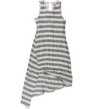 bar III Womens Tank High-Low Cold Shoulder Asymmetrical Dress, White, X-Small