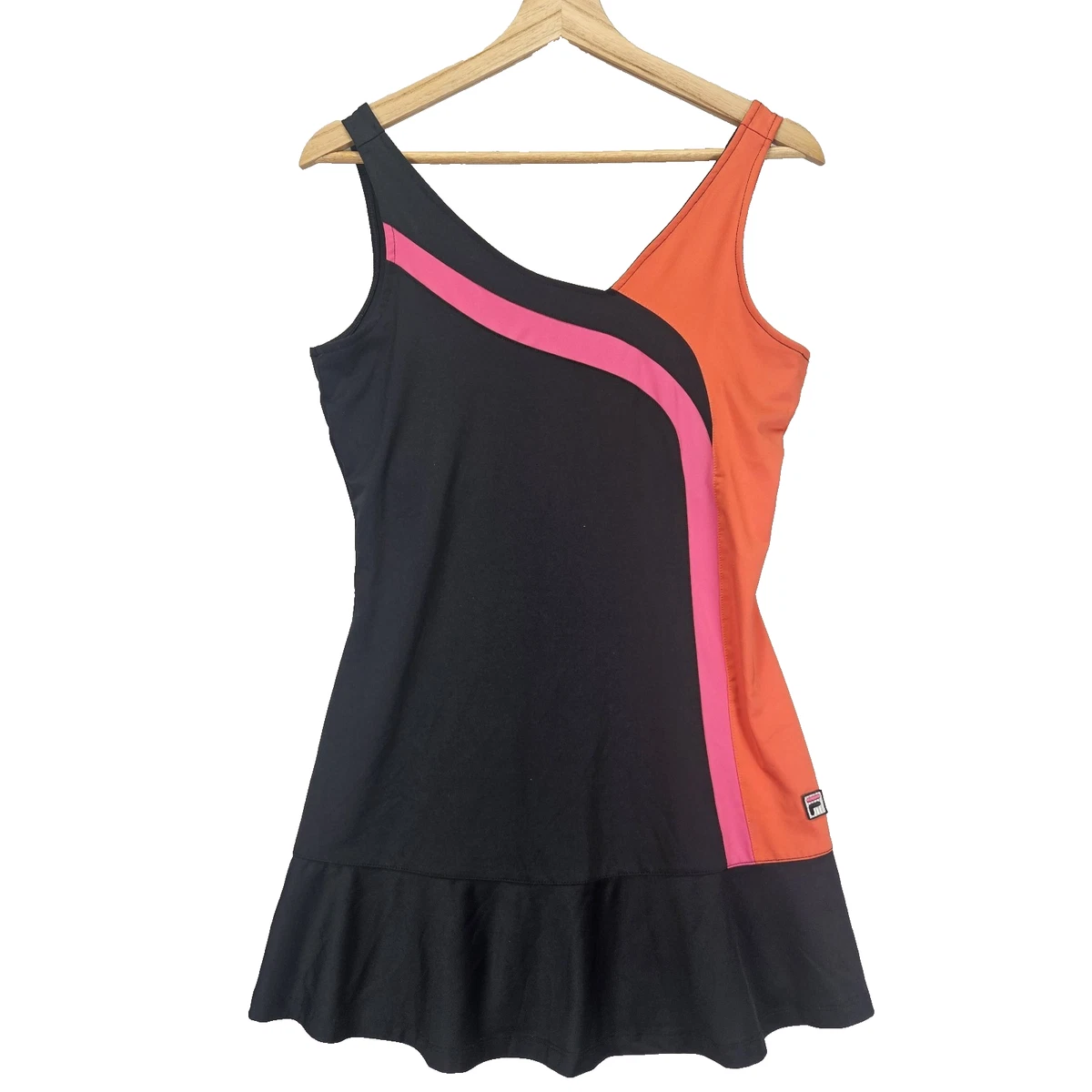 strapless open back dress Fila Women's Mitsuki Buttoned Crew Dress 687256