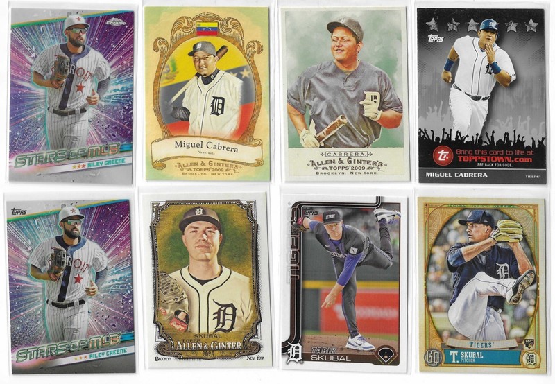 ⚾ Detroit Tigers Big 390+ Lot ⭐ Stars RCs Inserts + Vintage Sets
