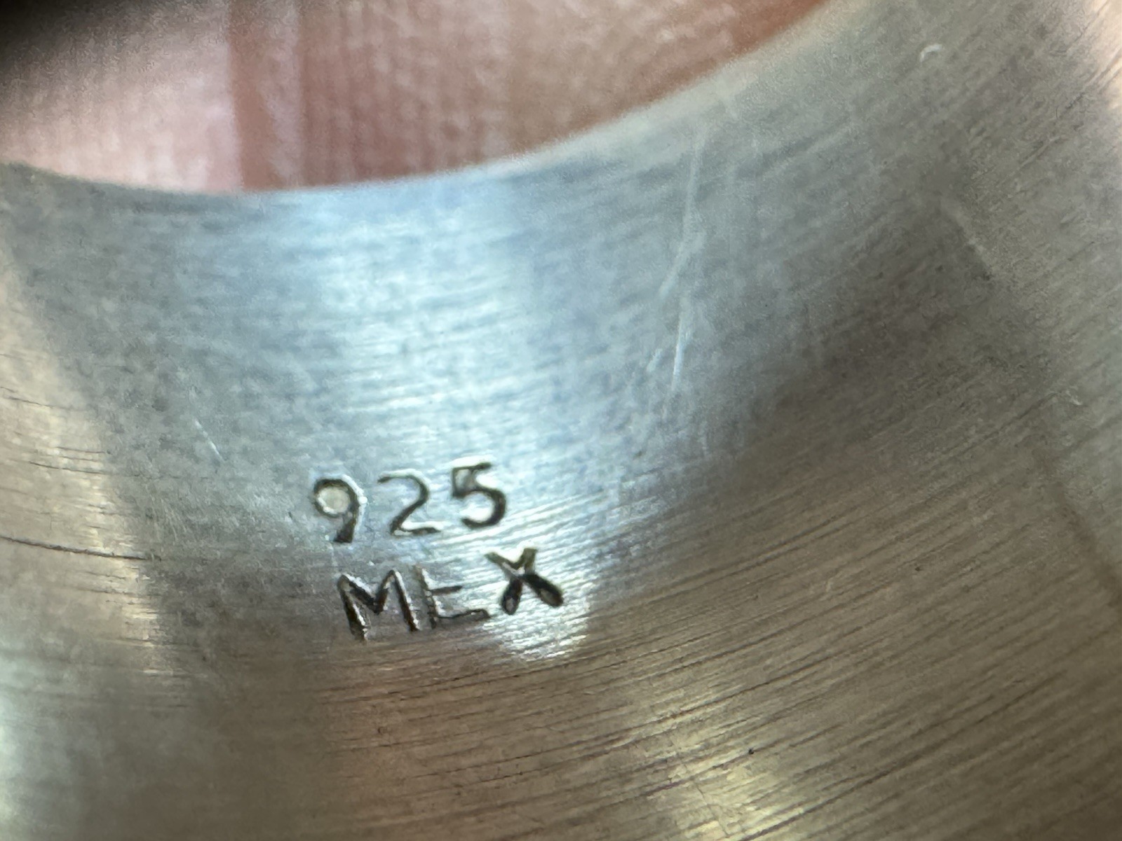 Solid 925 MEX Sterling Silver Dome Ring, Wedding … - image 3
