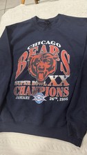 Chicago Bears 1986 Super Bowl XX Champions SweatShirt Reprint AN65855