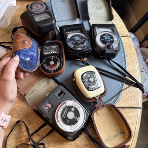 Vintage Camera Light Exposure Meters Weston Multibeam Lucimat Gossen Ge Lot of 6