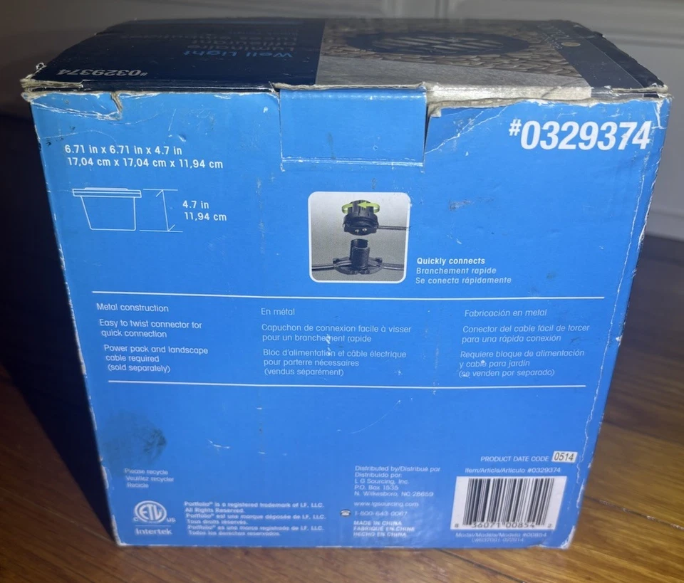 Cubierta con persianas Portolio Low Voltage Paisaje Well Light #0329374 acabado negro Foto 3 de 3