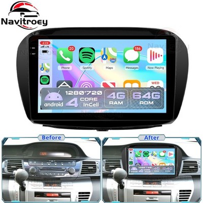 Für Honda FRV FR-V 2004-2009 Android Auto Radio GPS Navigation CarPlay USB 4+64G