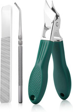 Eagle Beak Beveled Nail Clippers, Wide Jaw Opening Anti-Splash Slanted Nail Clip