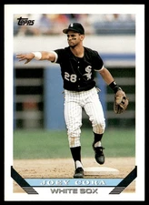 1993 Topps Joey Cora Chicago White Sox #122