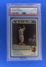 1973 Topps - Johnny Bench #380 Cincinnati Reds HOF Legend PSA 8