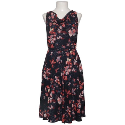 Zero, Kleid, Größe: 36, Schwarz/Rot/Mehrfarbig, Polyester/Viskose, Blumen #HnD