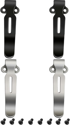 4PCS Deep Carry Pocket Clip Compatible with Benchmade 535 with Screws Stone Wash