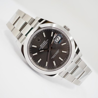 ROLEX DATEJUST 41 126300-0007 BOX&PAPIERE AUS 05/2022 UNGETRAGEN