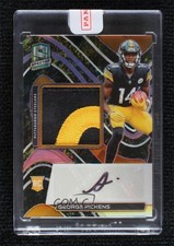 2022 Panini Spectra Rookie Neon Splatter Prizm 1/8 George Pickens Patch Auto lz7