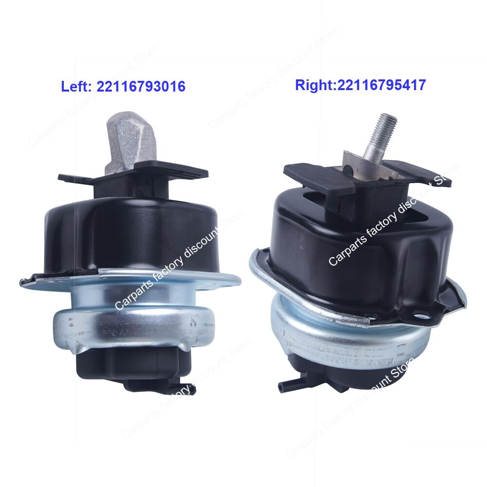 mouton Pair Engine Motor Mount For BMW X5 X6 E70 E71 3.0d 30dX