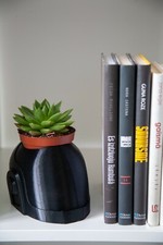 Inspired by Daft Punk Helmet planter, indoor planter, eloctronic music gift