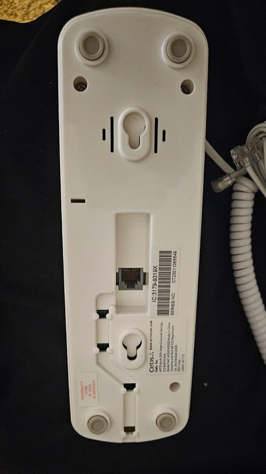 Puerto telefónico CETIS Aegis H2000 línea única blanco hotel/hospital 20005 (14441) Foto 2 de 3