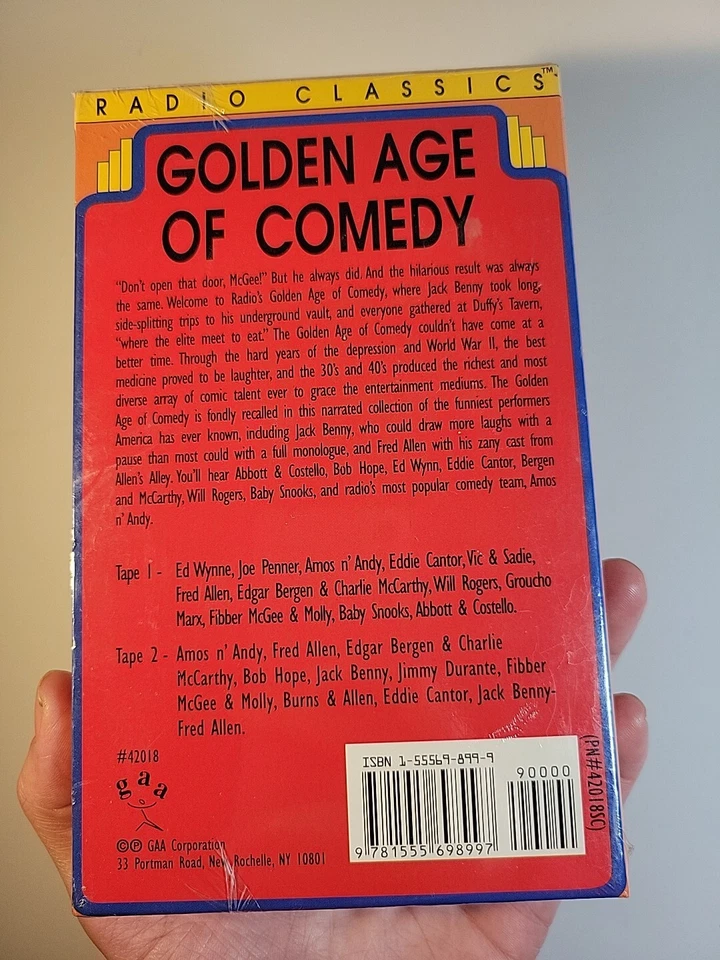 Golden Age Of Comedy - Radio Classics (Cassette, 1994) - Image 4 of 4